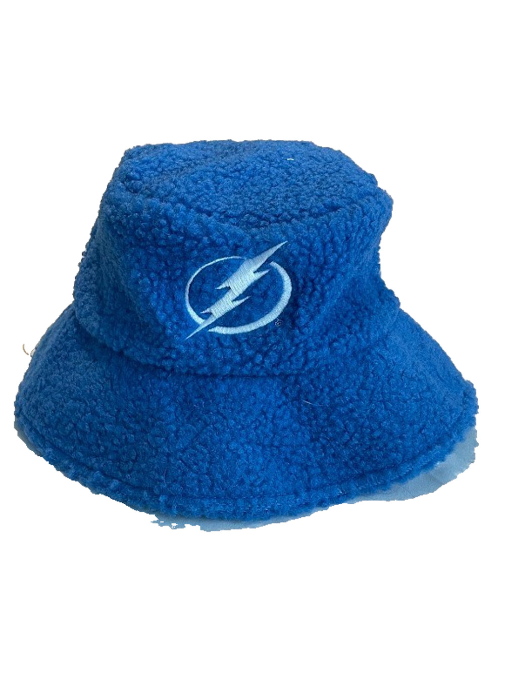 Spectrum Tampa Bay Lightning Bucket Hat Blue NHL Sherpa Bucket. NWOT